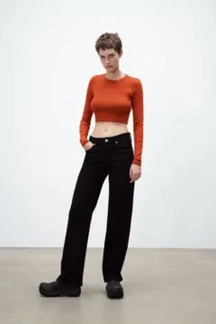 【ZARA】クロップドトップス