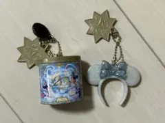 ディズニーシー20周年　カプセルトイ　2種セット　ディズニー　キーホルダー