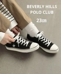 BEVERLY HILLS POLO CLUB キャンバスレースシューズ 23㎝