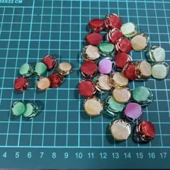 レトロボタン　カラフル　まとめ売り