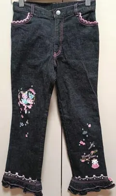 美品✿mezzo pianoメゾピアノ✿デニム パンツ　135