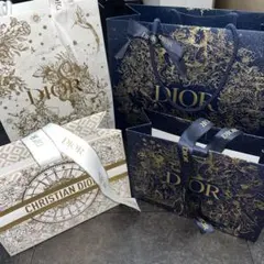 DIOR ショップ袋　紙袋　リボン付