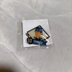 【北海道日本ハムファイターズ】清水優心 #10 ピンバッジ グッズ
