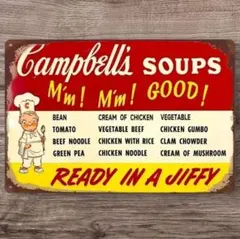 キャンベルスープ Campbell's Soup 金属ブリキ看板 アメリカン雑貨