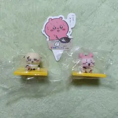 ちいかわ 松屋コラボ フィギュア ラッコ カニちゃん ピック ちいかわ 3点