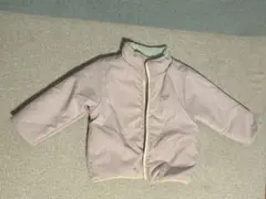 薄紫　薄緑　フリース　リバーシブル　ジャケット　beams 90cm