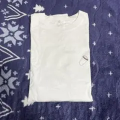 白色ロングTシャツ シンプル/Lサイズ