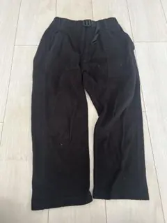 黒 フリース 長ズボン 120サイズ　ブラック