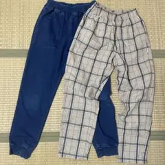 GU 長褲 兩件組 140公分