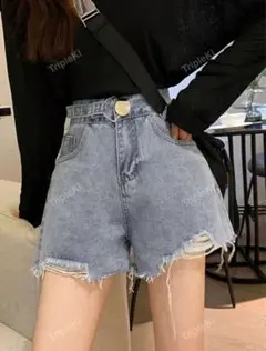 SHEIN デニムショートパンツ