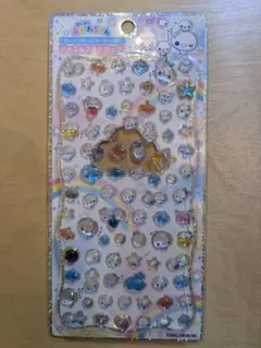 ストーンつきジュエルプチドロップシール ぷくぷくあわわちゃん