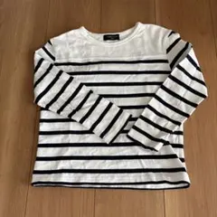 COMME CA ISM ボーダー 長袖カットソー 120cm