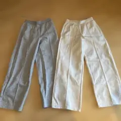 UNIQLO スウェットストレートパンツ2枚