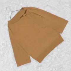 『アーヴェヴェ スタンダード』 (38) リボンタイセーター ハイゲージ 長袖