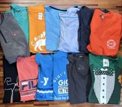 メンズ Tシャツ まとめ売り 13枚セット　サイズ色々　状態も色々　ルコック 他のサムネイル