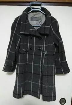 ZARA 七分袖コート フード着脱式