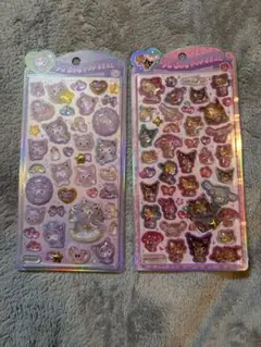 うるちゅるポップシール サンリオキャラクターズ 2点セット 日焼けキティ クロミ