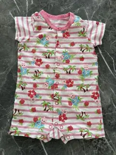 ホットビスケッツ　半袖ロンパース　80サイズ　ミキハウス