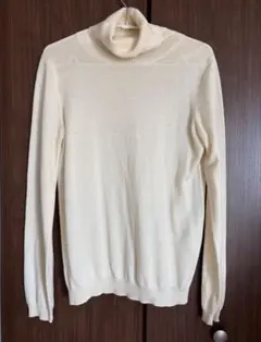 COMMECAISM コムサイズム タートルネック ニットブラウス