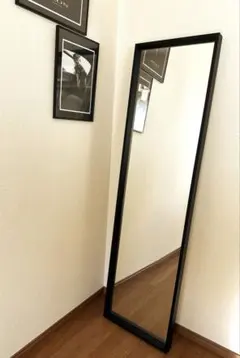 姿見 全身鏡 IKEA イケア 黒 スタンドミラー 姿見 全身鏡 IKEA イケア 黒 スタンドミラー