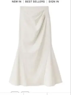 SNIDEL♡Sustainaドレープマーメイドスカート
