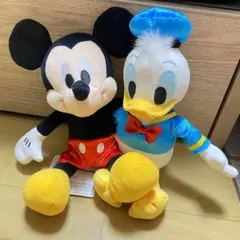 ディズニー　ミッキードナルドぬいぐるみペア　新品
