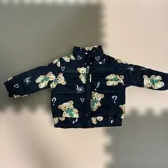 SHEIN クマ柄ダウンコート 6-9M