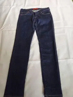 RED CARD ストレートデニム ダークブルー サイズ25