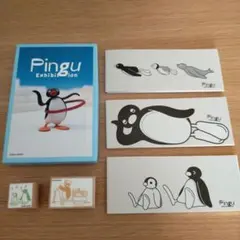 ピングー展40周年 Exhibition ポストカードスタンプ一筆箋 ピングー展40周年 Exhibition ポストカードスタンプ一筆箋