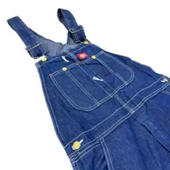 サロペット　オーバーオール　デニム　Dickies ワーク系　ブルー古着 8La