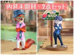 TOPTOY　ズートピア　新たなる旅立ち　シリーズ　ニック　ジュディ フィギュア