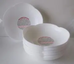 ヤマザキ春のパン祭り 白いフラワーボウル 6個 2020年 未使用新品