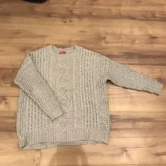 earth music&ecology ケーブル編みニットセーター