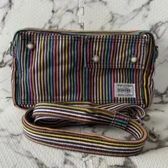 【希少 美品】POTER × SLAP SHOT レインボー ウエストポーチのサムネイル
