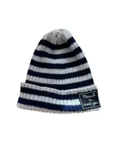 ストライプ ニット帽