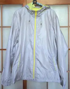 ユニクロ　UNIQLO　旧タグ　オールド パーカー　ナイロンジャケット　薄グレー