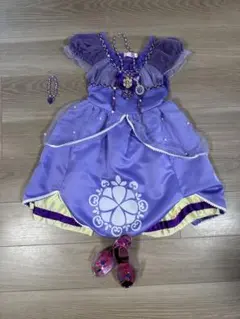 ちいさなプリンセス ソフィア コスチューム ドレス サンダル付き 120cm