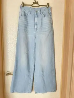 デニム ワイドパンツ ジーンズ