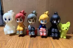 【バラ売不可】 Sit Gal KICKちゃん 5点セット + いぬさん