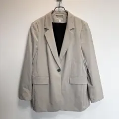 H&M エイチアンドエム テーラードジャケット ベージュ Mサイズ