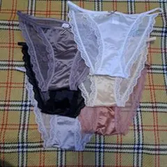 Mサイズ 6枚セット サテン生地 人気ショーツ まとめ売り