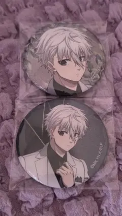 ブルロ 凪誠士郎 AGF 白スーツ 缶バッジ 2点