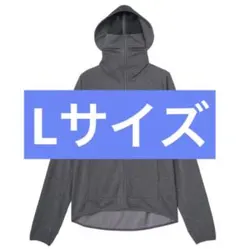 不審者パーカー　ＬサイズクールUVサンシェードパーカーEX＋　ダークグレー