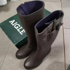 4日16時まで限定出品ーAIGLE　レインブーツ　サイズ39