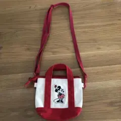 ミニーちゃん　斜め掛けミニポシェット
