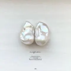 【Sランク】バロックパールピアスmignon ミニョン結婚式_定価19,000円