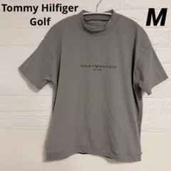 トミーヒルフィガー ゴルフ レディース 半袖モックネックシャツ M グレー