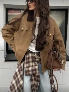 shein INAWLY カジュアル ルーズ ジャケット