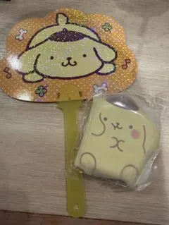 サンリオ 限定ポムポムプリン うちわ メモ セット
