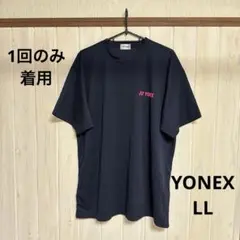 YONEX ヨネックス Tシャツ サイズO LL バドミントンネイビー 紺